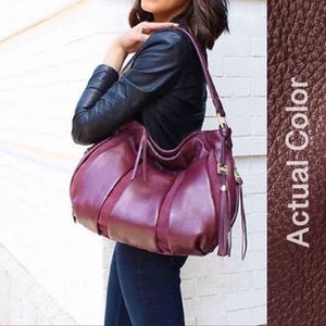 Aimee Kestenberg Tuscany Pebble Leather Hobo Bag
